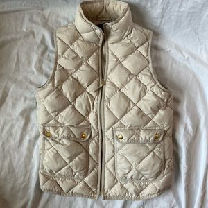 JCrew cream vest